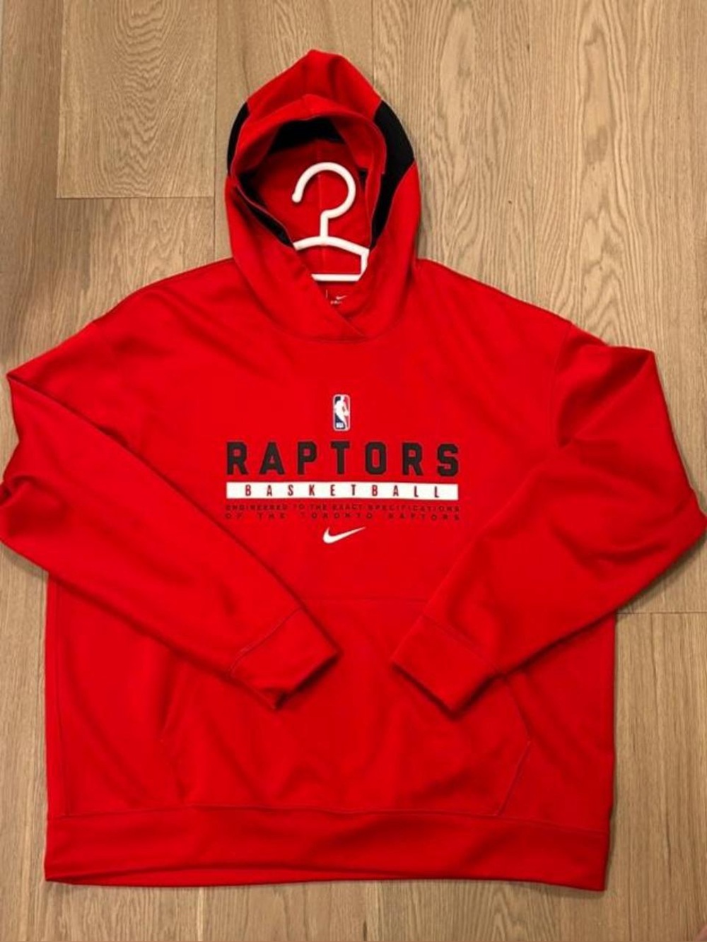 Nike Red Toronto Raptors Zip-Up-Style Hoodie - Men's